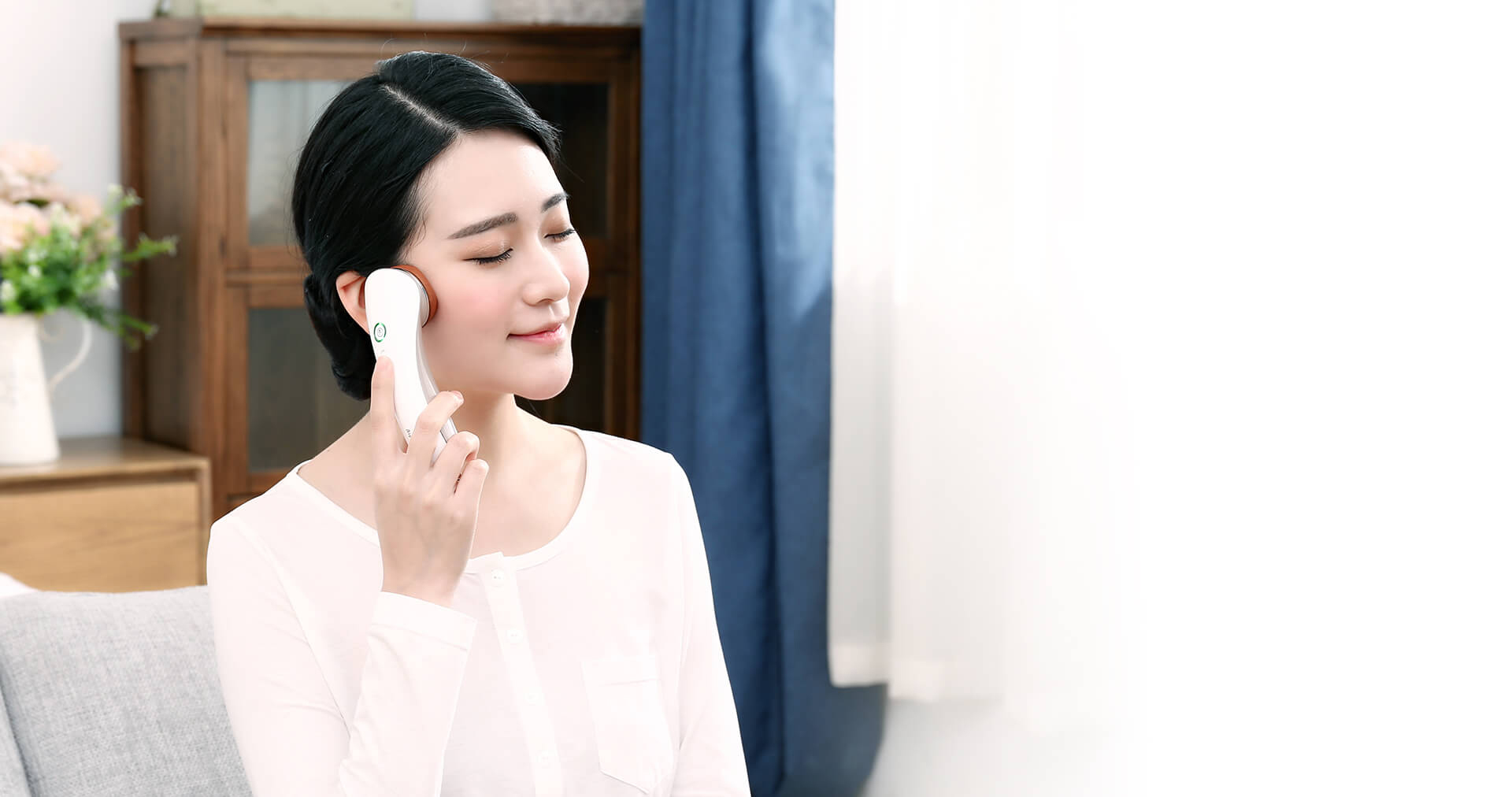 砭石美容仪使用场景展示一