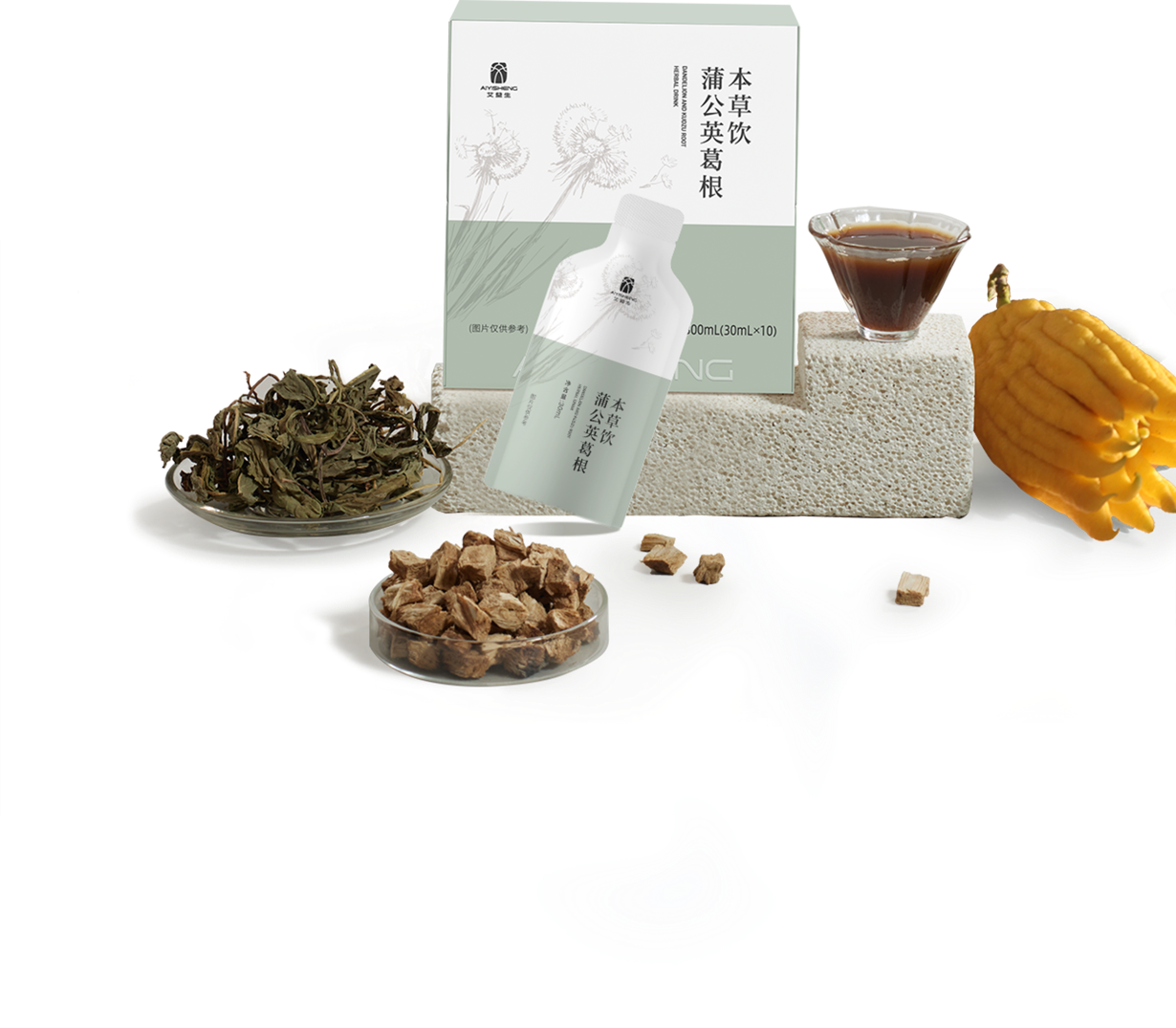 配方来源与原料图示